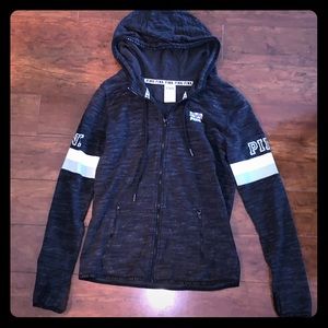Victoria’s Secret PINK zip up jacket black